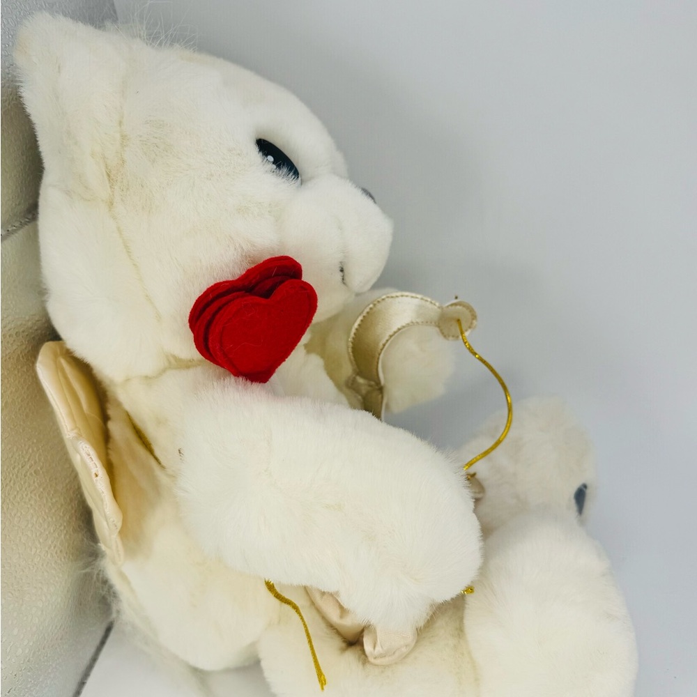 Precious Moments Cupid Bear Plush Angel W/Tag 1994 Vintage Stuffed Animal 15” - Picture 7 of 10